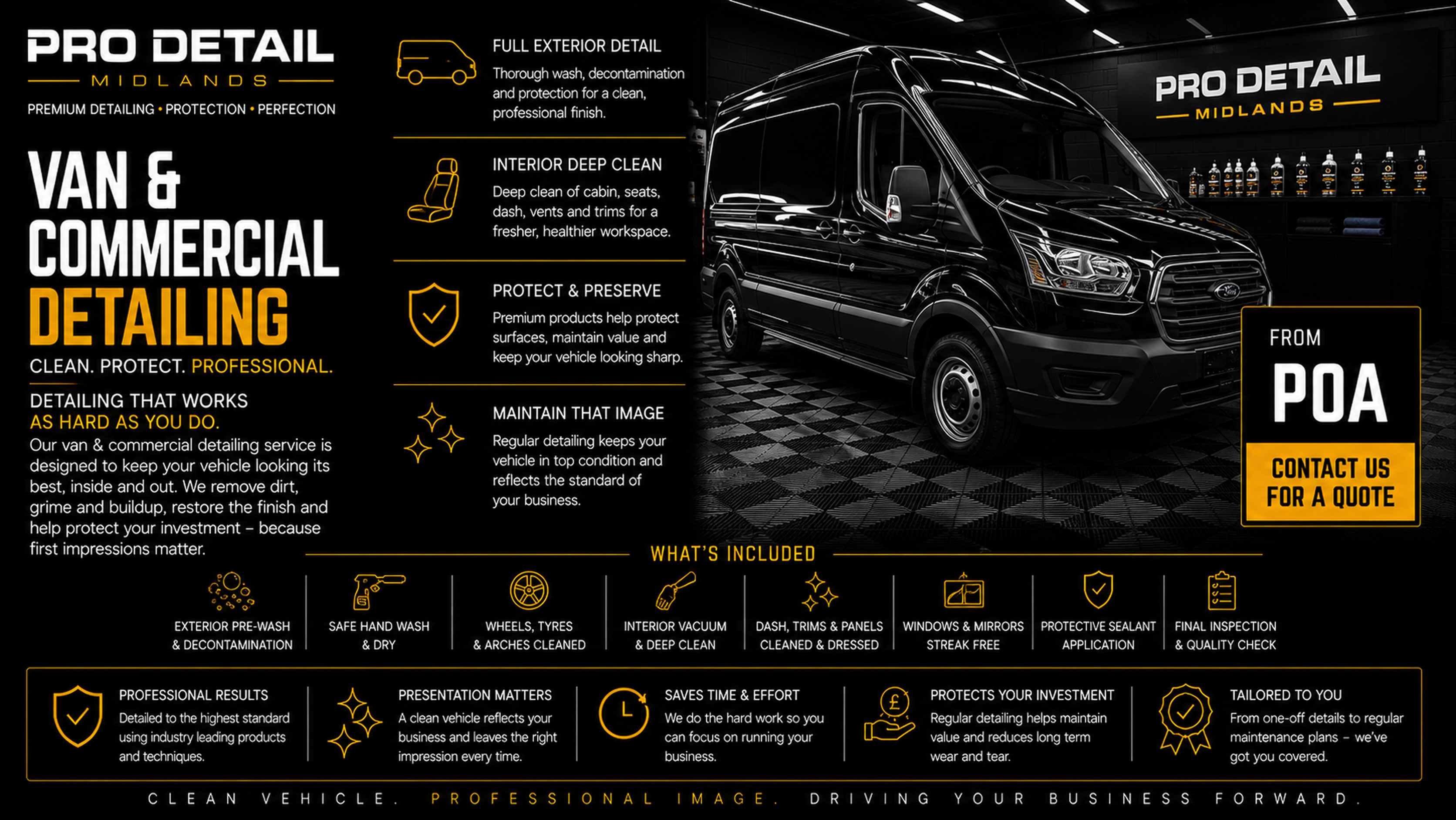 Van & Commercial Detailing — Request a Quote